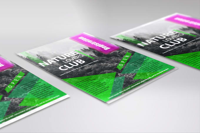 design a stunning flyer or poster