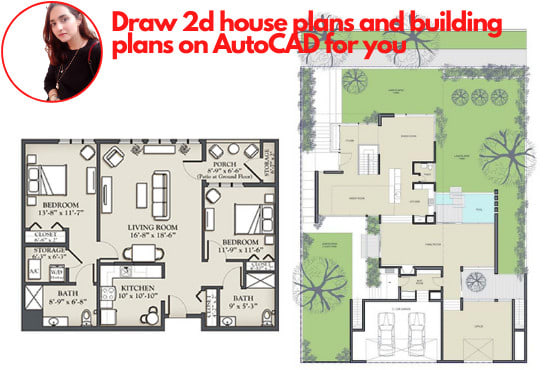 draw house plans and building plans on autocad for you