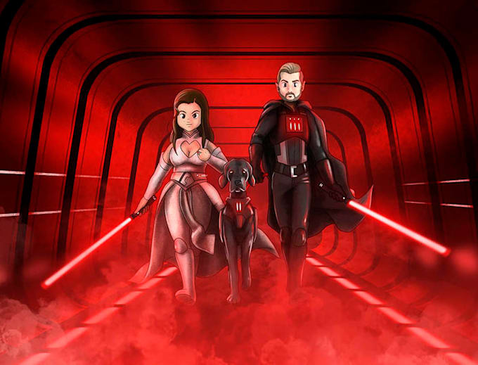 draw you as star wars character