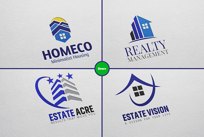 craft modern real estate logo design