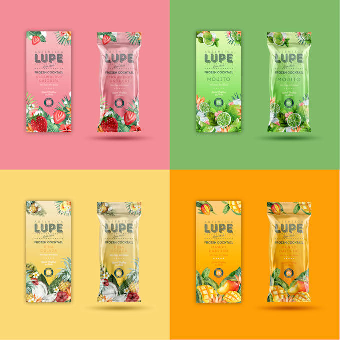 create a mockup packaging design