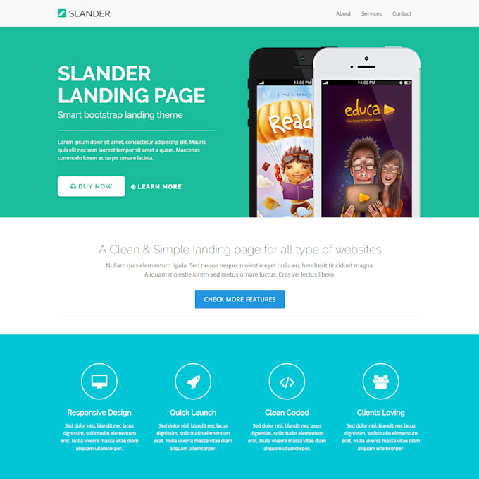 Create a responsive website with html, css, and bootstrap by Aqsa ...