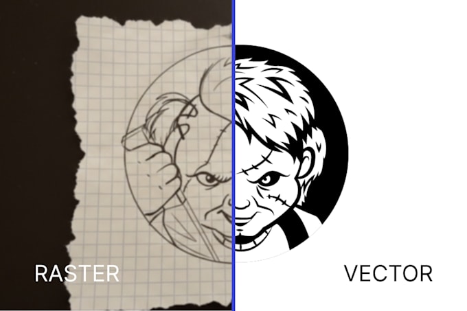 manually vector trace your logo into print ready vector
