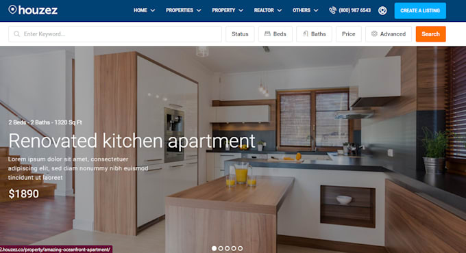 customize develop houzez real estate wordpress theme