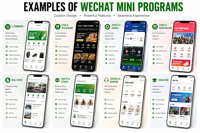 develop custom wechat mini program for business
