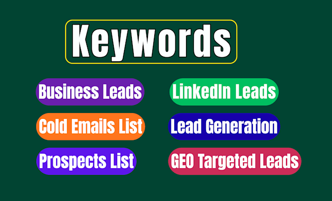 provide b2b linkedin lead generation business email leads