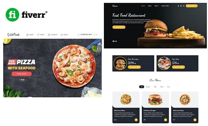build a restaurant website with ordering system