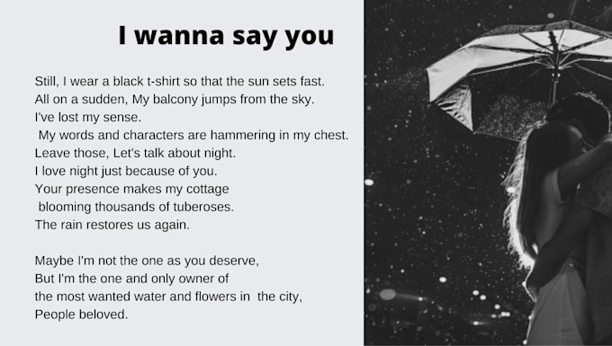 write killer poems ever