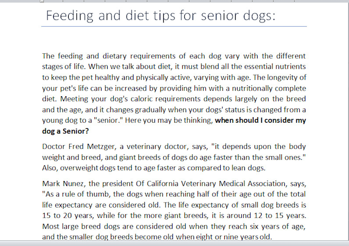 write SEO blogs and articles about dogs, cats, and reptiles