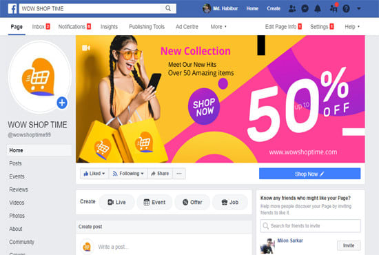 create, update and promote your facebook business page