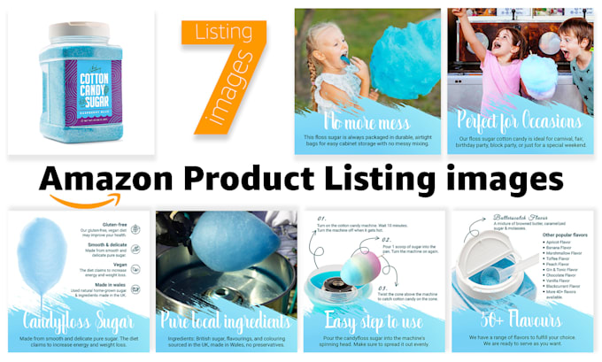 design amazon product listings images