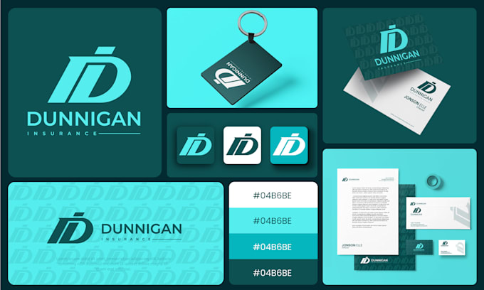design modern minimalist logo, full branding kit and brand style guide