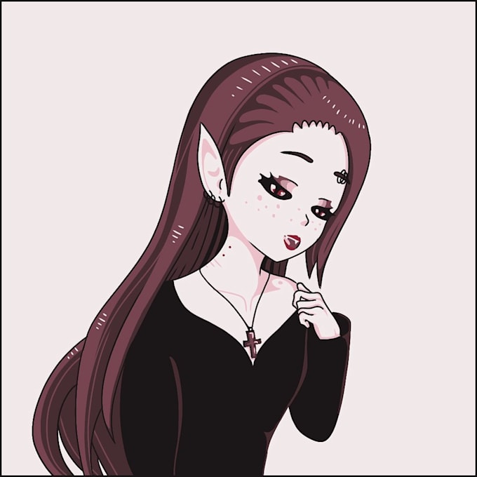 draw your character in my anime style
