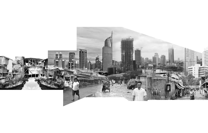 create architectural photo collages