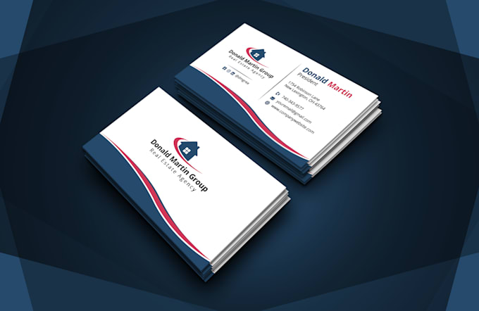 design professional, modern, corporate business card