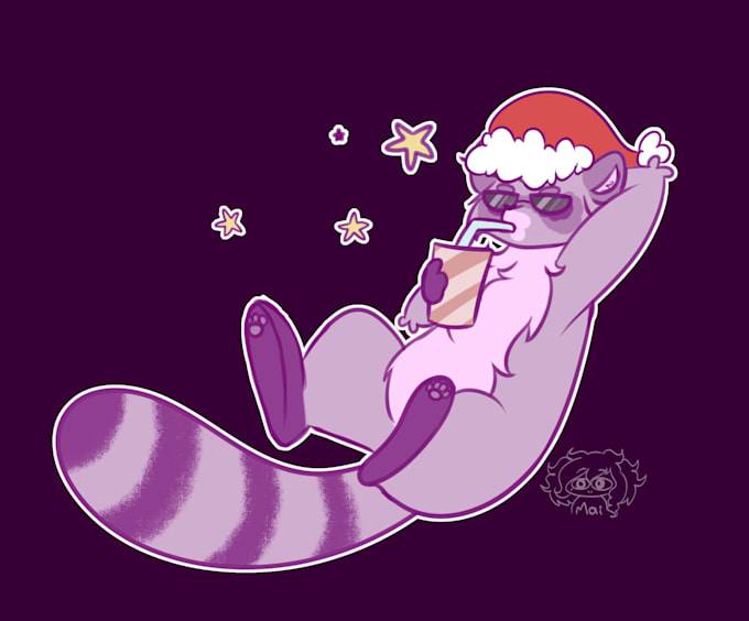 do furry character illustrations as a feral chibi or nsfw