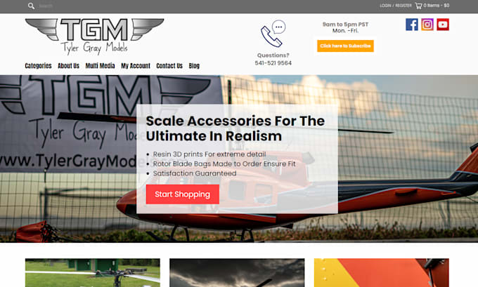 design and develop your shift4shop or 3dcart website