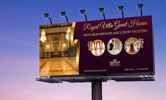 design digital and printable billboard banners