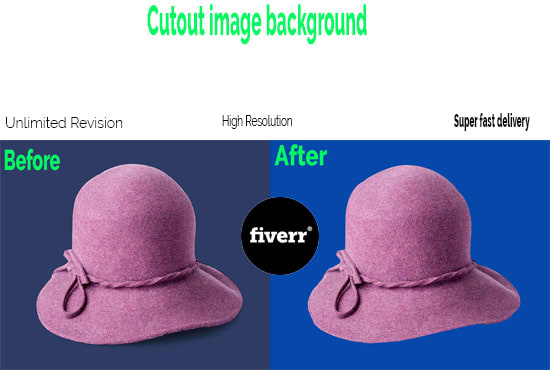 do photoshop editing and cutout image background