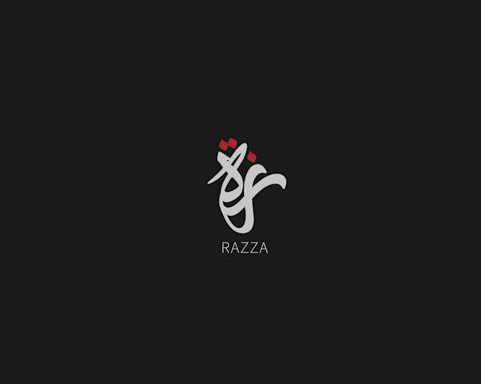 design arabic logo or name with style thuluth calligraphy