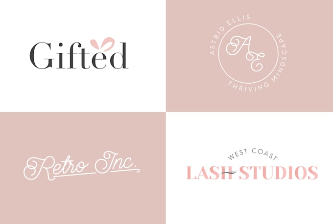 design a feminine, modern, elegant logo design