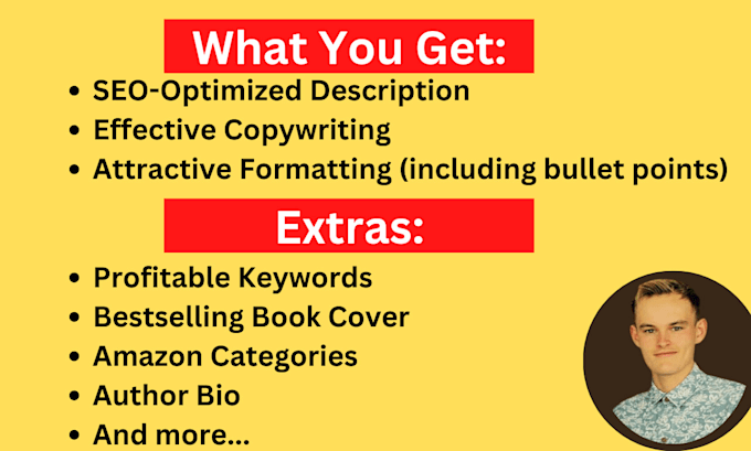 write your selling amazon book description or book blurb