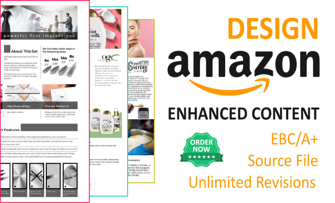 Design amazon enhanced brand content ebc a plus by Amazon scholar Fiverr
