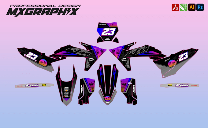 make a professional design for your mxgraphix vehicle