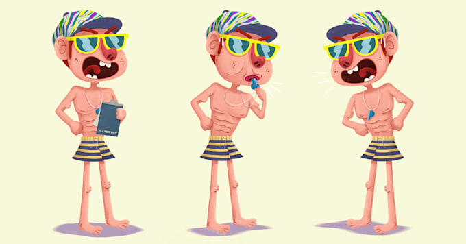 draw pop art character illustration