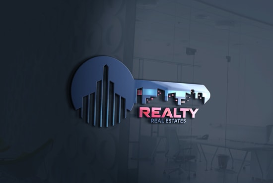 design stunning real estate logo