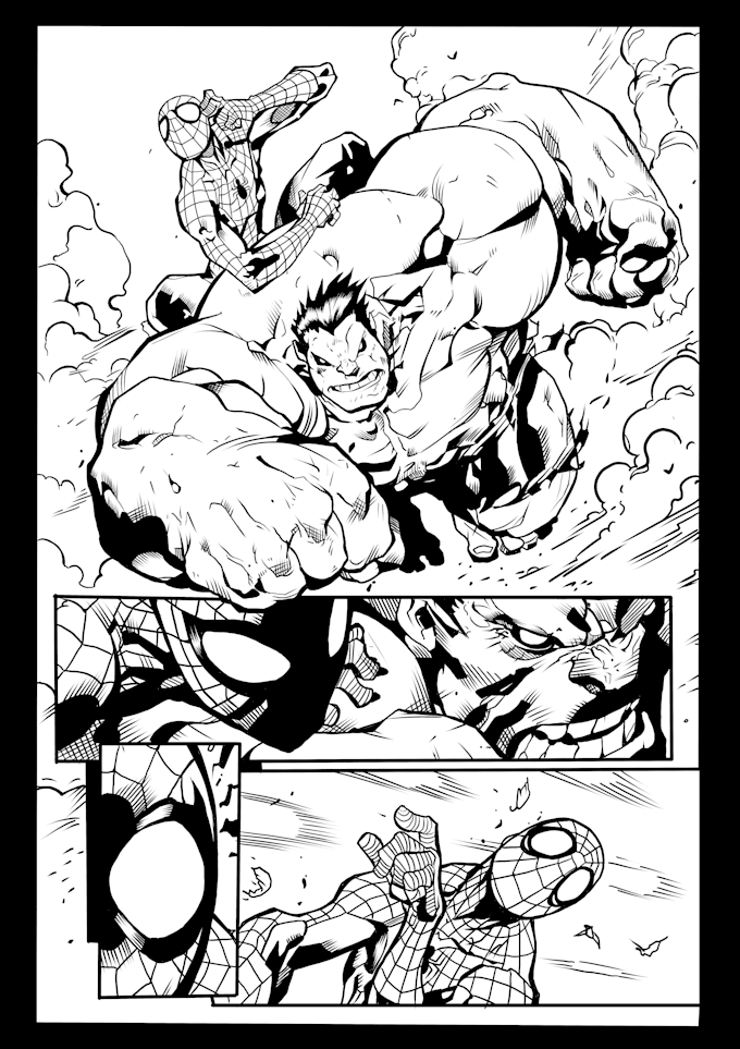 ink your illustrations, comic or manga pages
