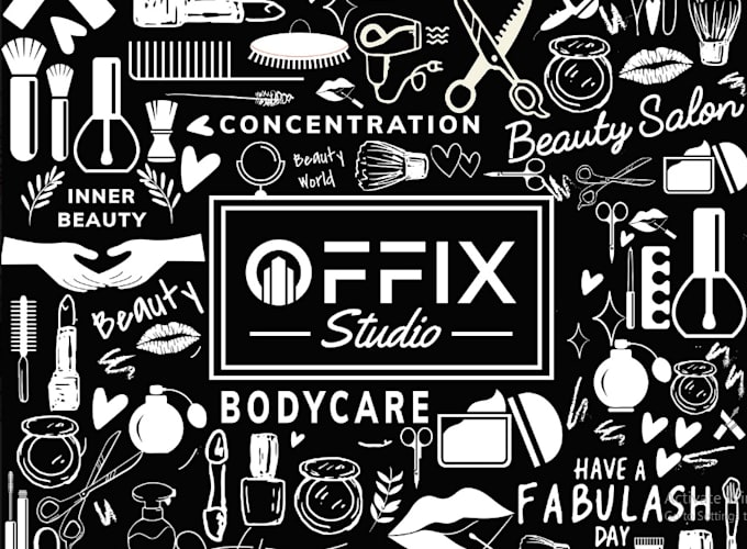 design creative mural, decal, doodle, typography, wall art