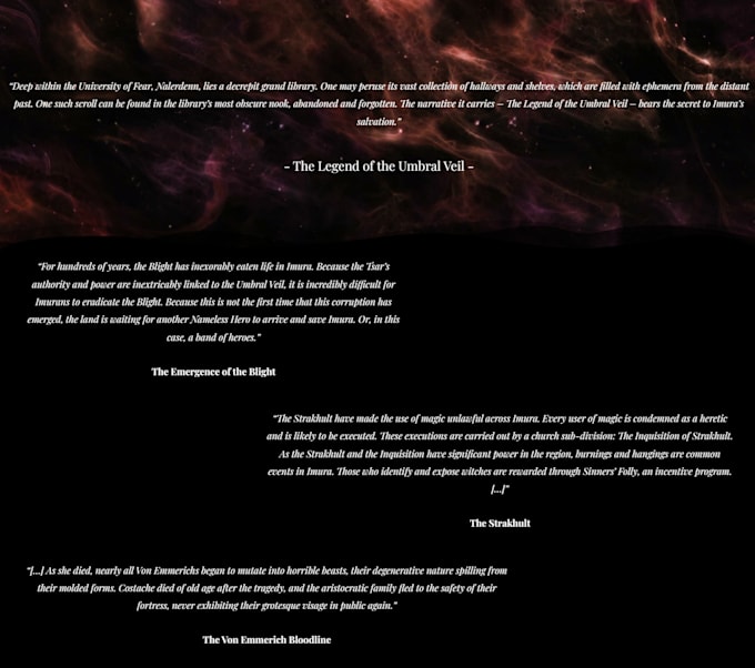 create your fantasy worldbuilding