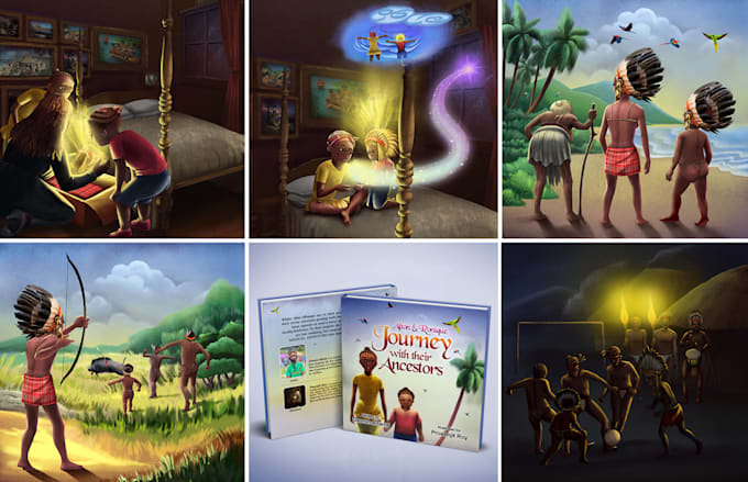 design children storybook illustration, no ai