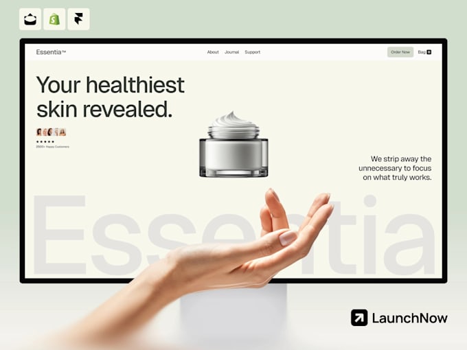 build modern framer website for brands, agency, saas, consulting service