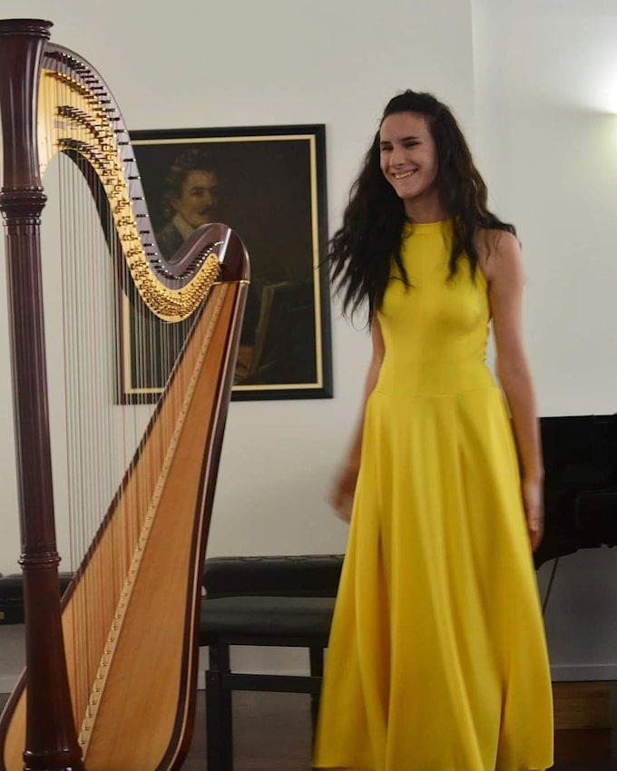 give you online harp lessons