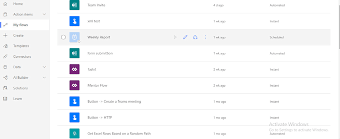 make power automation or microsoft flow for your business