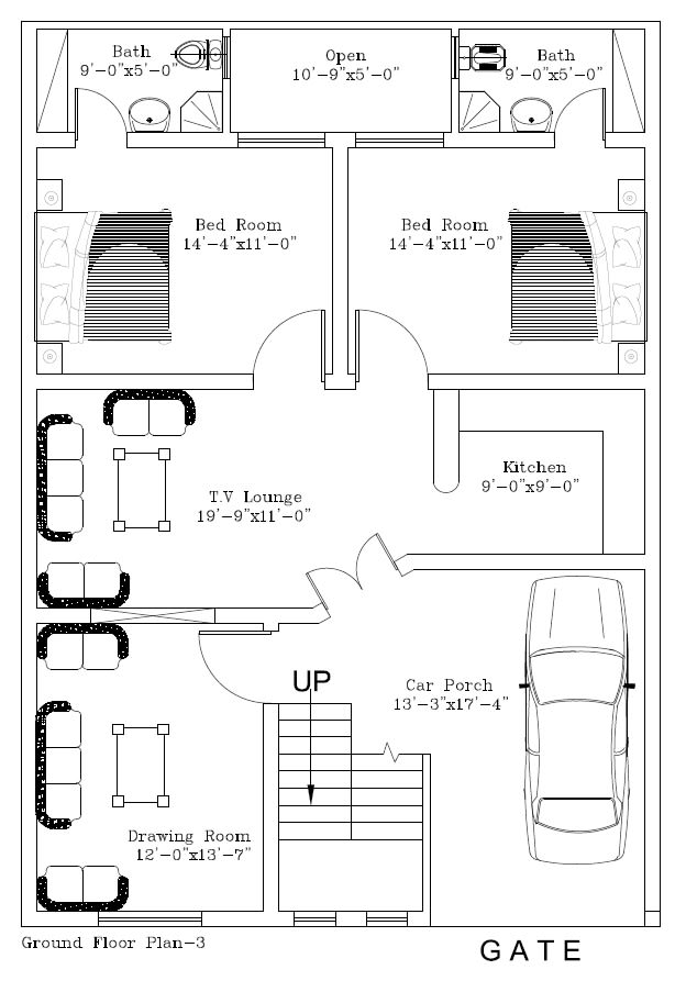 create architectural drawings plans section in cad
