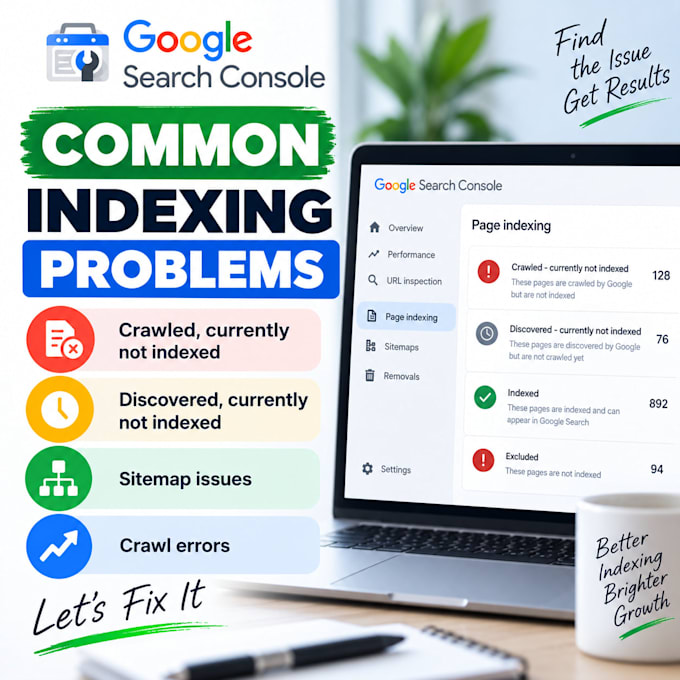 fix google indexing issues and search console errors fast