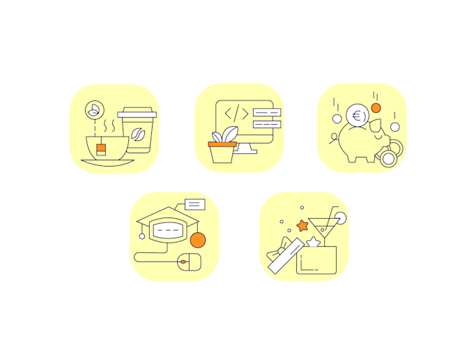 design unique and amazing custom icon set