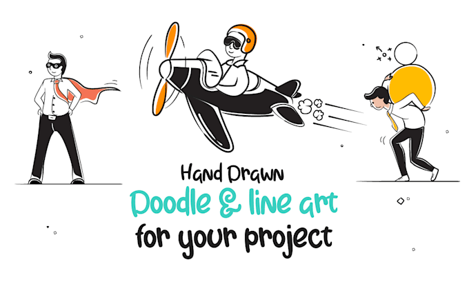 draw unique flat vector illustration for lottie web and app