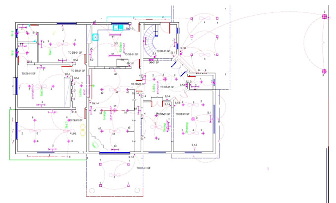 Design and draw electrical drawing and floor plans by Mohsina1 | Fiverr
