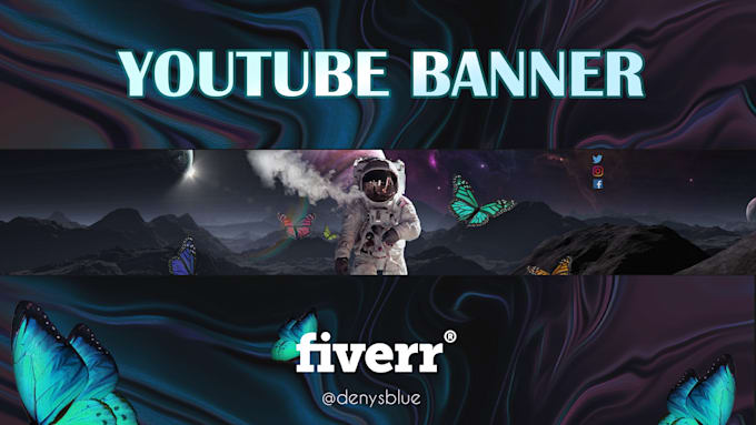 design a youtube banner professionally