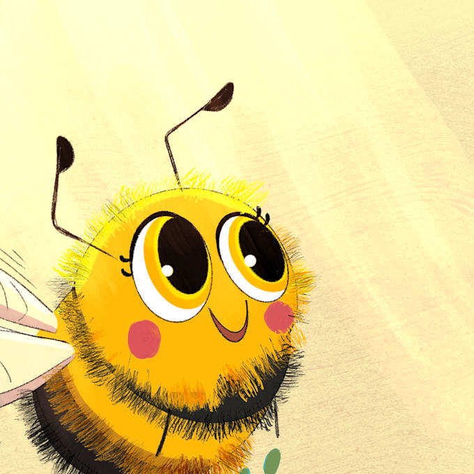 illustrate adorable animals for childrens books