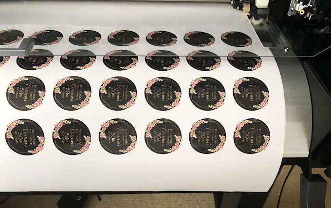 print your custom logo stickers
