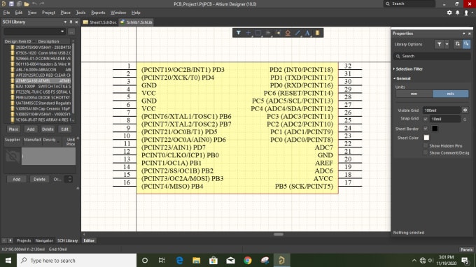 Create Schematic Symbol And Footprint For Pcb Using Altium Designer By Tshakil Fiverr 7179