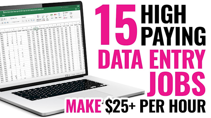 do data entry, fast typing job, handwriting not allow