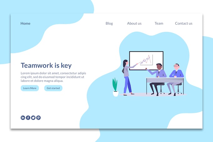 design stunning, responsive wordpress business or blog website