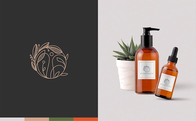 do modern and feminine beauty logo design