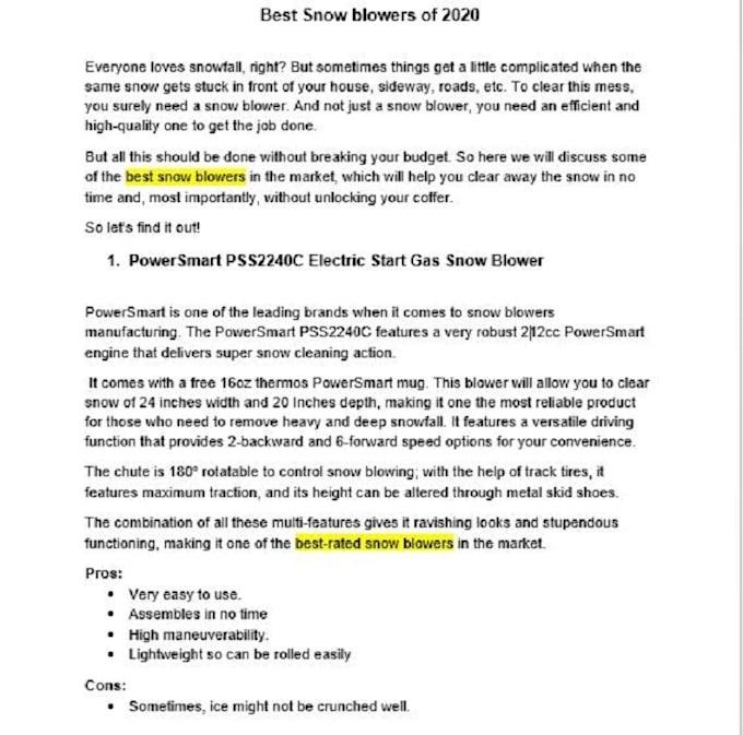 write converting amazon affiliate articles and buying guides
